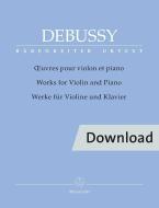 Œuvres pour violon et piano Download
