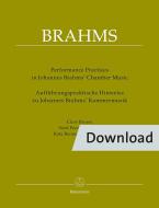 Informations pratiques sur la musique de chambre de Johannes Brahms Download