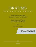 Variations et Fugue sur un thème de Haendel Download