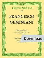 Sonate en mi mineur Download