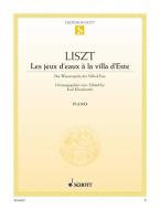 Les jeux d'eaux à la villa d'Este Standard