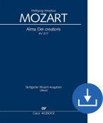 Alma Dei creatoris KV 277 (272a) Download