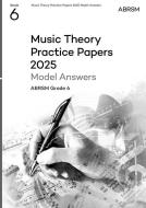 Music Theory Practice Papers Model Answers 2025 G6 