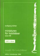 Miniaturen für Holzbläser, op. 68 Heft 1 