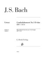 Concerto pour clavecin no. 3 en ré majeur BWV 1054 
