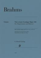 4 Chansons sérieuses op. 121 