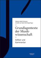Grundlagentexte der Musikwissenschaft Standard
