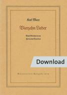 14 Lieder auf Texte von Hermann Claudius für Sopran op. 26 (1935) 