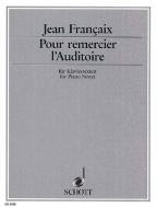 Pour remercier L'Auditoire 