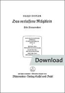 Das verlassene Mägdlein (Früh, wann die Hähne krähn) 