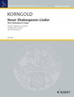 Nine Shakespeare Songs Op. 29 & 31 Standard