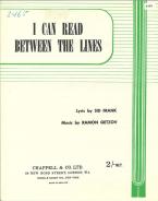 I Can Read Between The Lines 