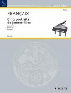 Cinq portraits de jeunes filles Standard