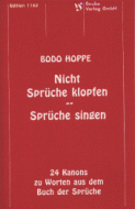 Nicht Sprüche klopfen 