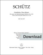 Geistliche Chor-Music SWV 381-397 