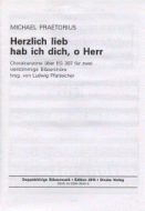 Herzlich lieb hab ich dich, o Herr 
