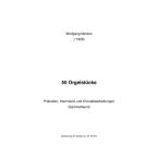 50 pièces d'orgue 