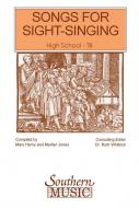 Songs For Sight-Singing Vol. 1 High School Tenor/Bass 