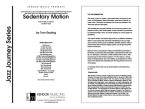 Sedentary Motion 