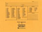 Musidex Band/ Orchestra Concert Size Filing Envel 
