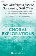 Two Madrigals For The Developing SAB Choir Download