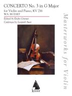 Concerto n° 3 en sol majeur KV 216 
