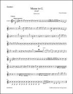 Messe en sol majeur D 167 Standard