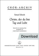 Christe, der du bist Tag und Licht 