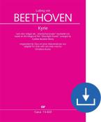 Kyrie d'après l'Adagio de la < Sonate au clair de lune > (arr. Gottlob Benedict Bierey) Download