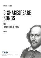 5 Shakespeare Songs Standard