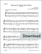 Historia der Geburt Jesu Christi SWV 435 Download