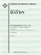 Symphony No. 26 in D minor 'Lamentatione' ('Christmas Symphony') (Hob. I:26) 