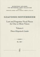 Lost and Forgotten Vocal Pieces 6: Three Klopstock Lieder 