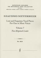 Lost and Forgotten Vocal Pieces 7: Three Klopstock Lieder 