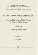 Lost and Forgotten Vocal Pieces 8: Two Klopstock Lieder (Nos.4&6) 