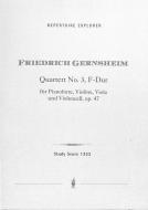 Quartett 3 F-Dur op. 47 