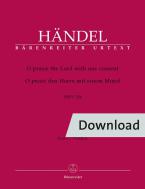 O preist den Herrn mit einem Mund HWV 254 Download