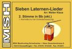 7 Laternen-Lieder - 2. Stimme in Bb okt. 