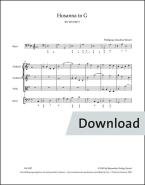Hosanna G-Dur KV 223 (166e) Download