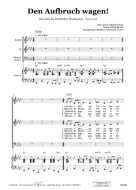 Den Aufbruch wagen (Popversion) 