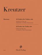 42 études pour violon seul 