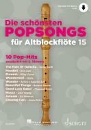 Die schönsten Popsongs für Alt-Blockflöte 15 
