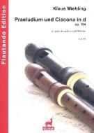 Praeludium und Ciacona in d op. 194 