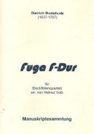 Fuga F-Dur für 4 Blockflöten (SATB) 