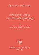 L'intégrale des Lieder avec accompagnement au piano, volume I 