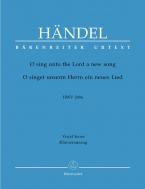 O sing unto the Lord a new song HWV 249a Standard