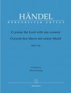 O praise the Lord HWV 254 Standard