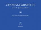 Préludes de choral du 19e siècle, volume 3 Standard