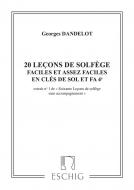 Soixante Leçons de Solfège 1 sans Accompaniment 