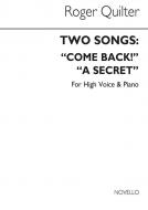 Two Songs In E Flat 